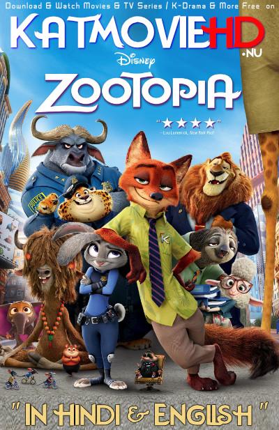 Zootopia (2016) Dual Audio [Hindi + English] Blu-Ray 480p 720p 1080p [HEVC & x264]