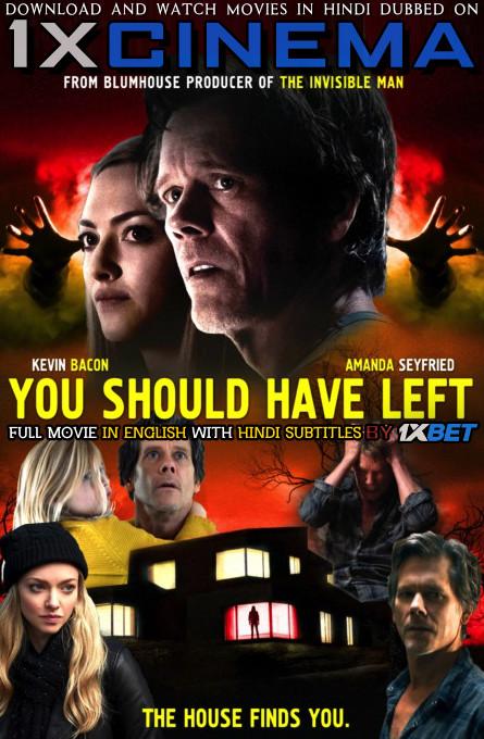 You Should Have Left (2020) Full Movie [In English] With Hindi Subtitles | Web-DL 720p HD | 1XBET